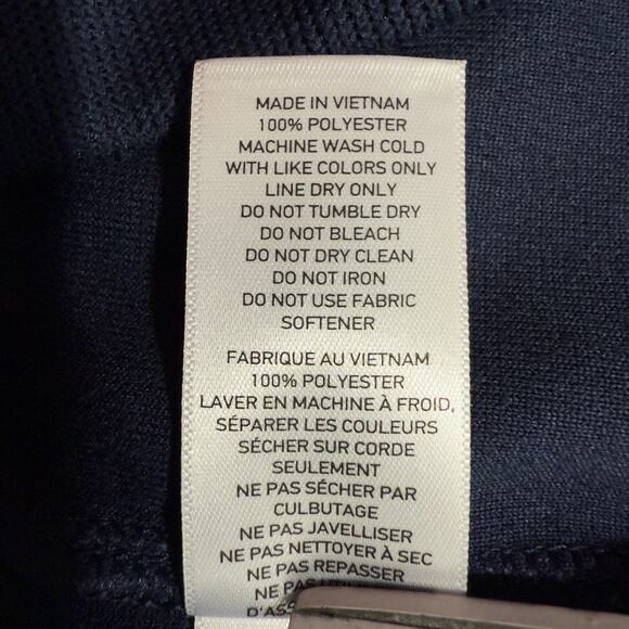 Rhone Mens Commuter 1/4 Zip Pullover Sweater XXL Navy Blue Performance NWT $128 - Picture 10 of 13